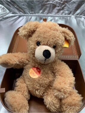 Steiff Yellow Tag Vintage Teddy w/ Breifcase